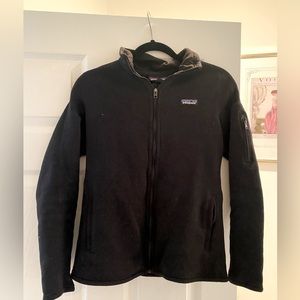 Patagonia Better Sweater Fleece Jacket. Black. Size M.